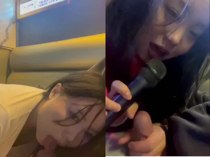 Hát karaoke em cầm nhầm mic thành dương vật anh rồi mút luôn